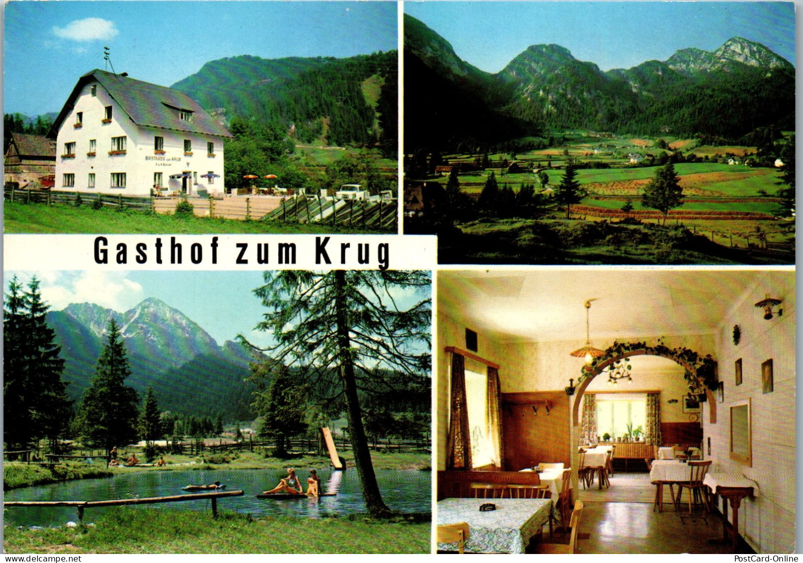 50085 - Steiermark - Wildalpen , Gasthof Pension Zum Krug , Hubert Ganser - Gelaufen 1980 - Wildalpen