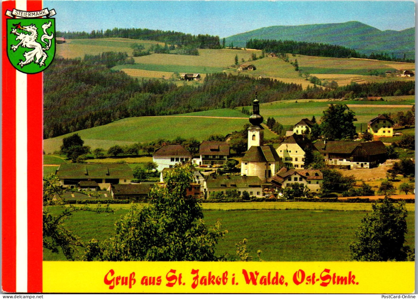 50071 - Steiermark - St. Jakob Im Walde , Panorama - Gelaufen 1982 - Fürstenfeld