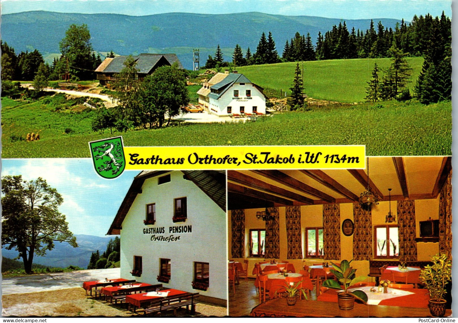 50072 - Steiermark - St. Jakob Im Walde , Gasthaus Orthofer - Gelaufen 1982 - Fürstenfeld