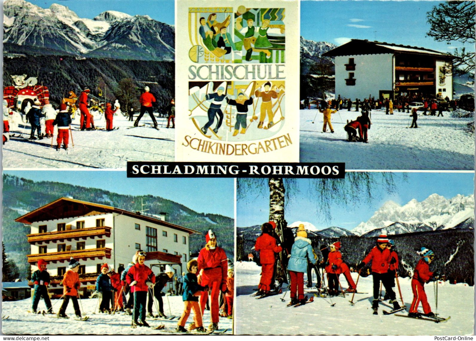 50051 - Steiermark - Schladming , Rohrmoos , Ski , Winter , Mehrbildkarte - Gelaufen  - Schladming