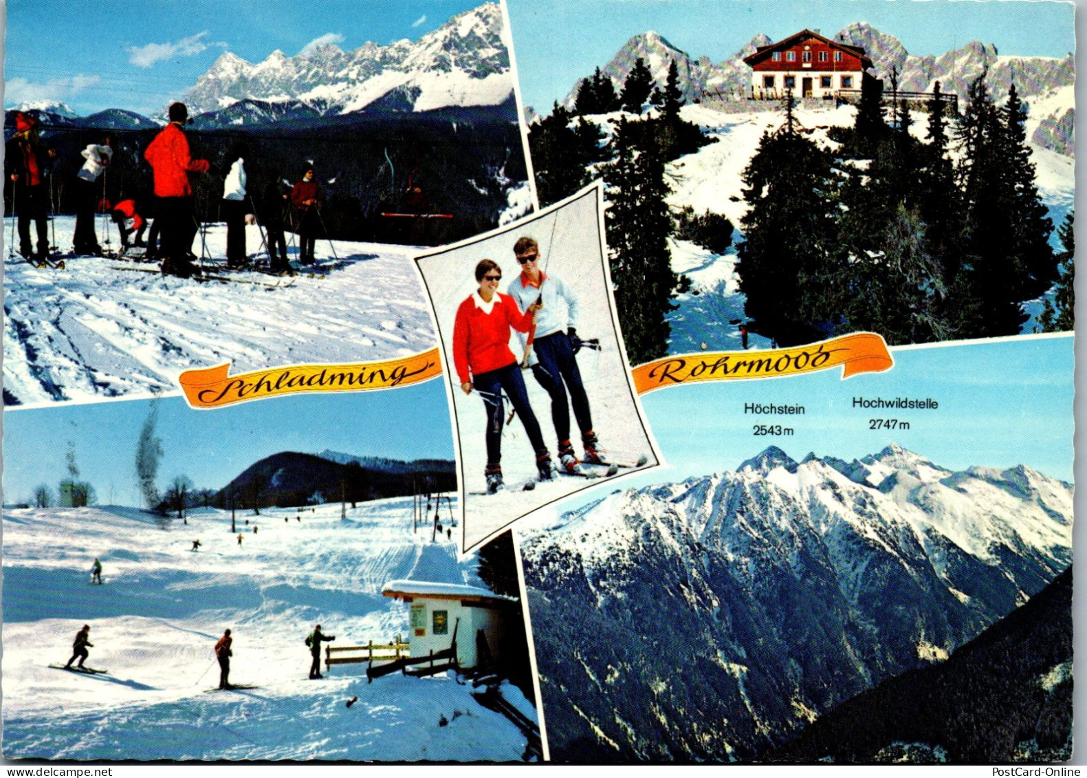 50053 - Steiermark - Schladming , Rohrmoos , Winter , Mehrbildkarte - Gelaufen 1977 - Schladming