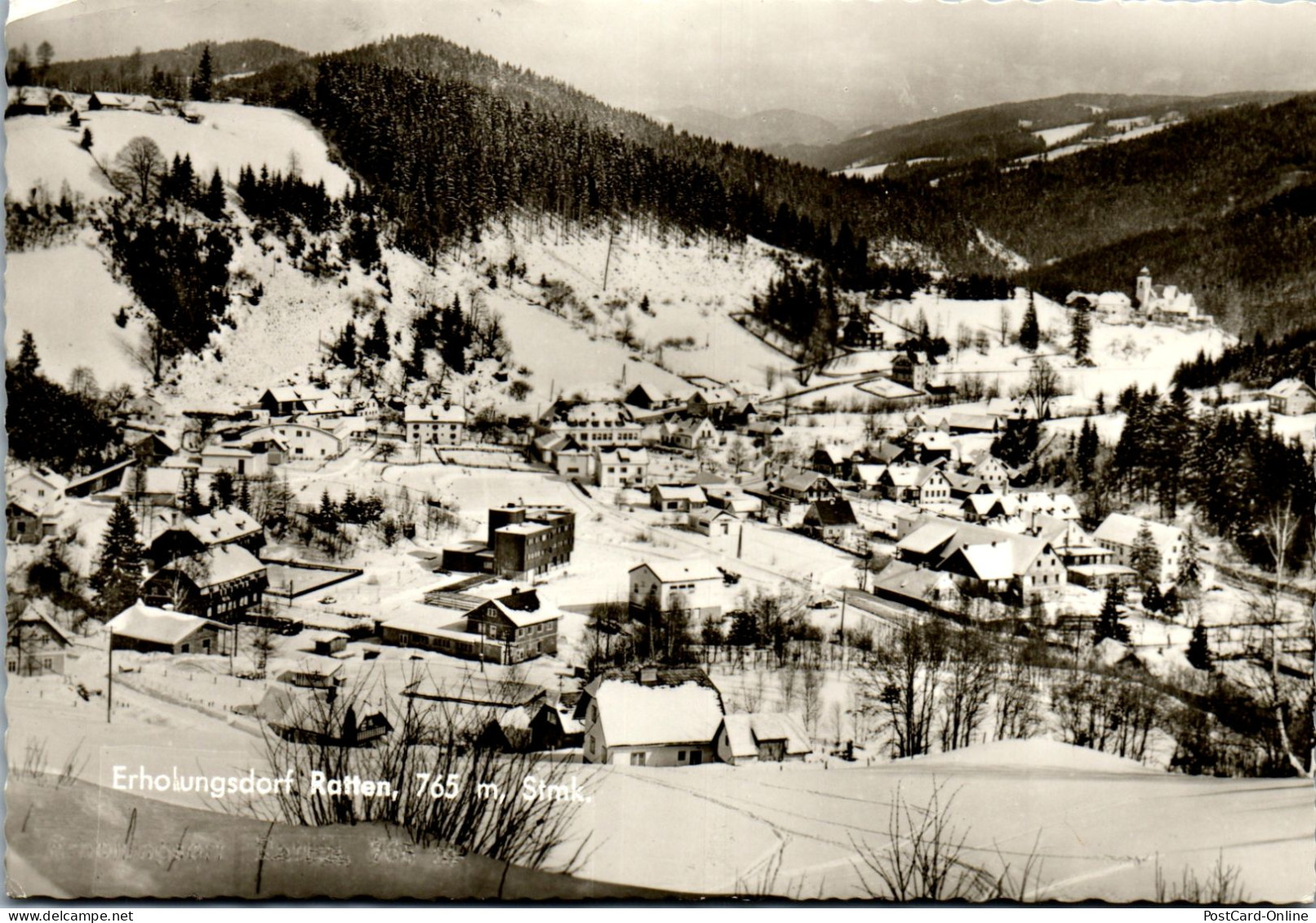 50038 - Steiermark - Ratten , Panorama - Gelaufen 1977 - Weiz