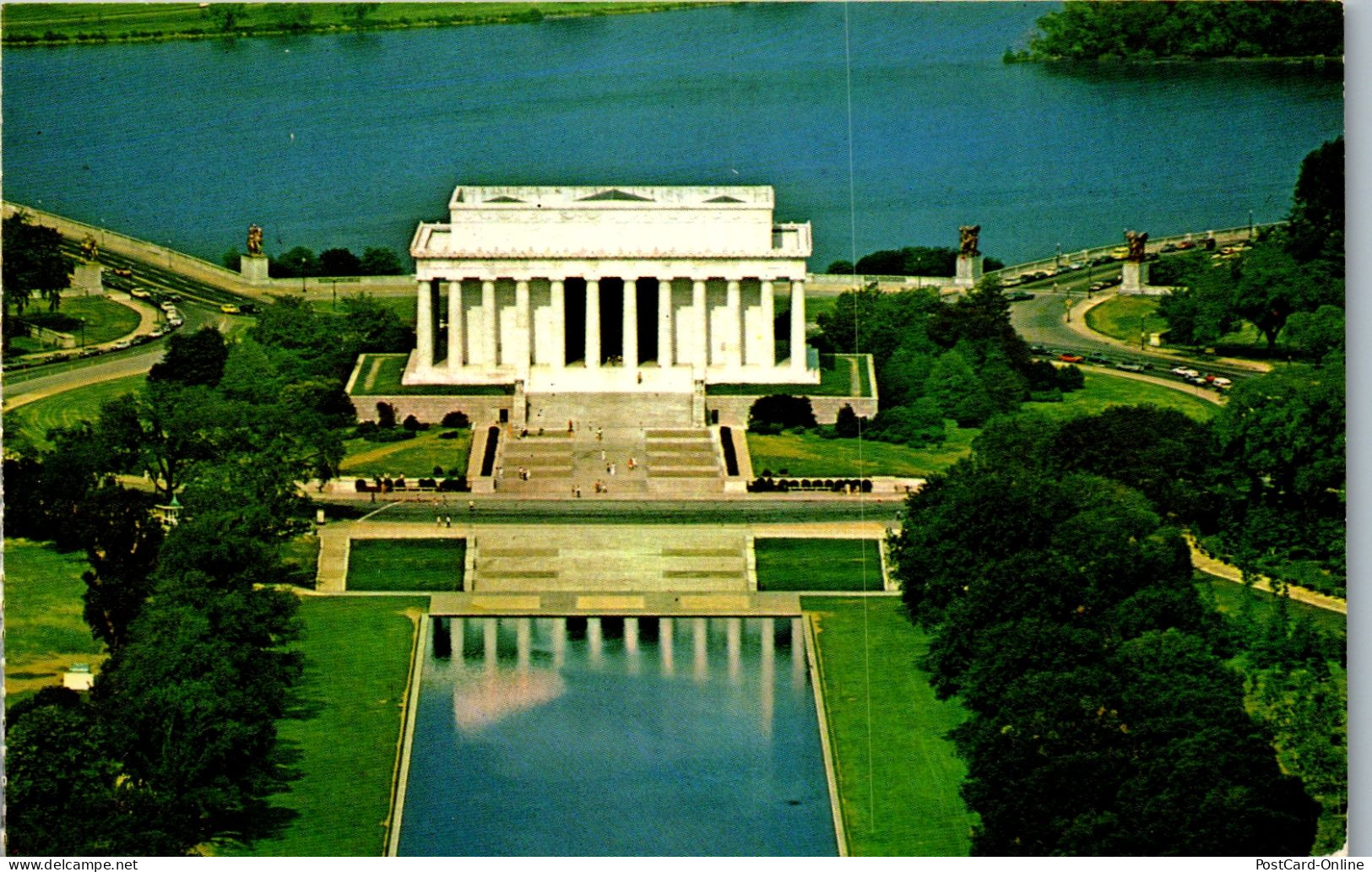 50017 - USA - Washington , Lincoln Memorial - Gelaufen 1980 - Washington DC