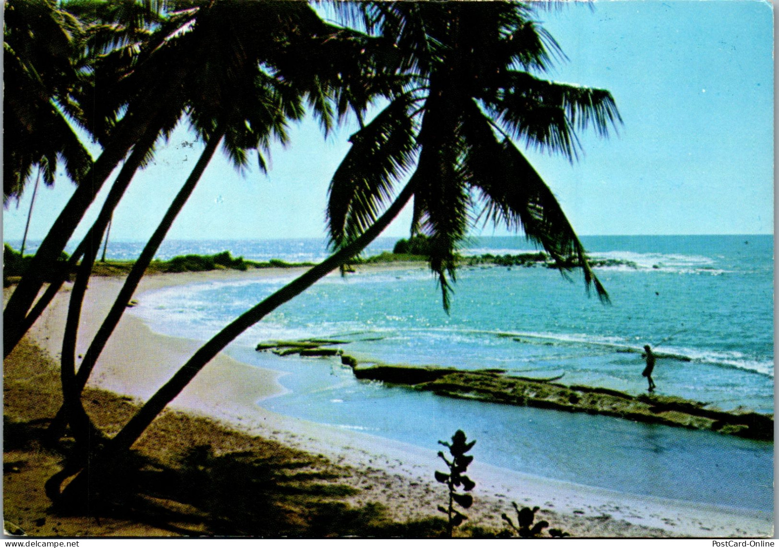 50024 - Sri Lanka - Beach , Scene - Gelaufen  - Sri Lanka (Ceylon)