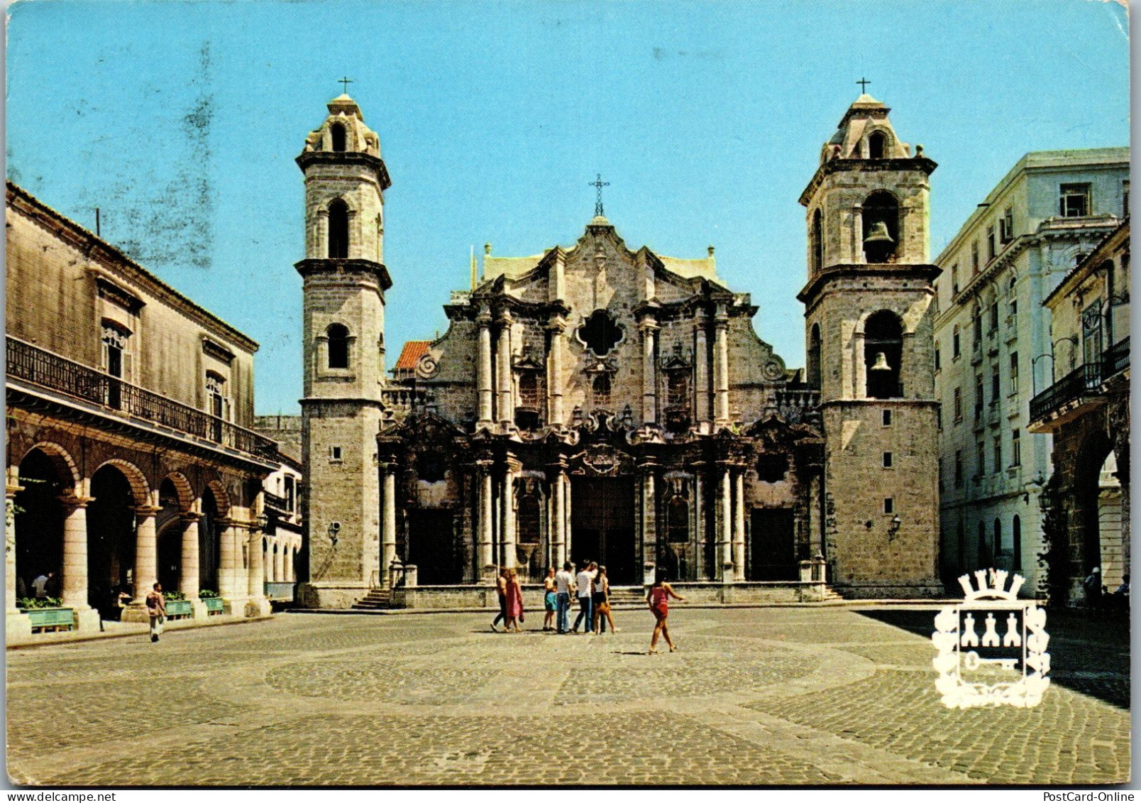 50020 - Cuba - Havana , Kuba , Habana , Plaza De La Cathedral De La Habana - Gelaufen 1985 - Cuba