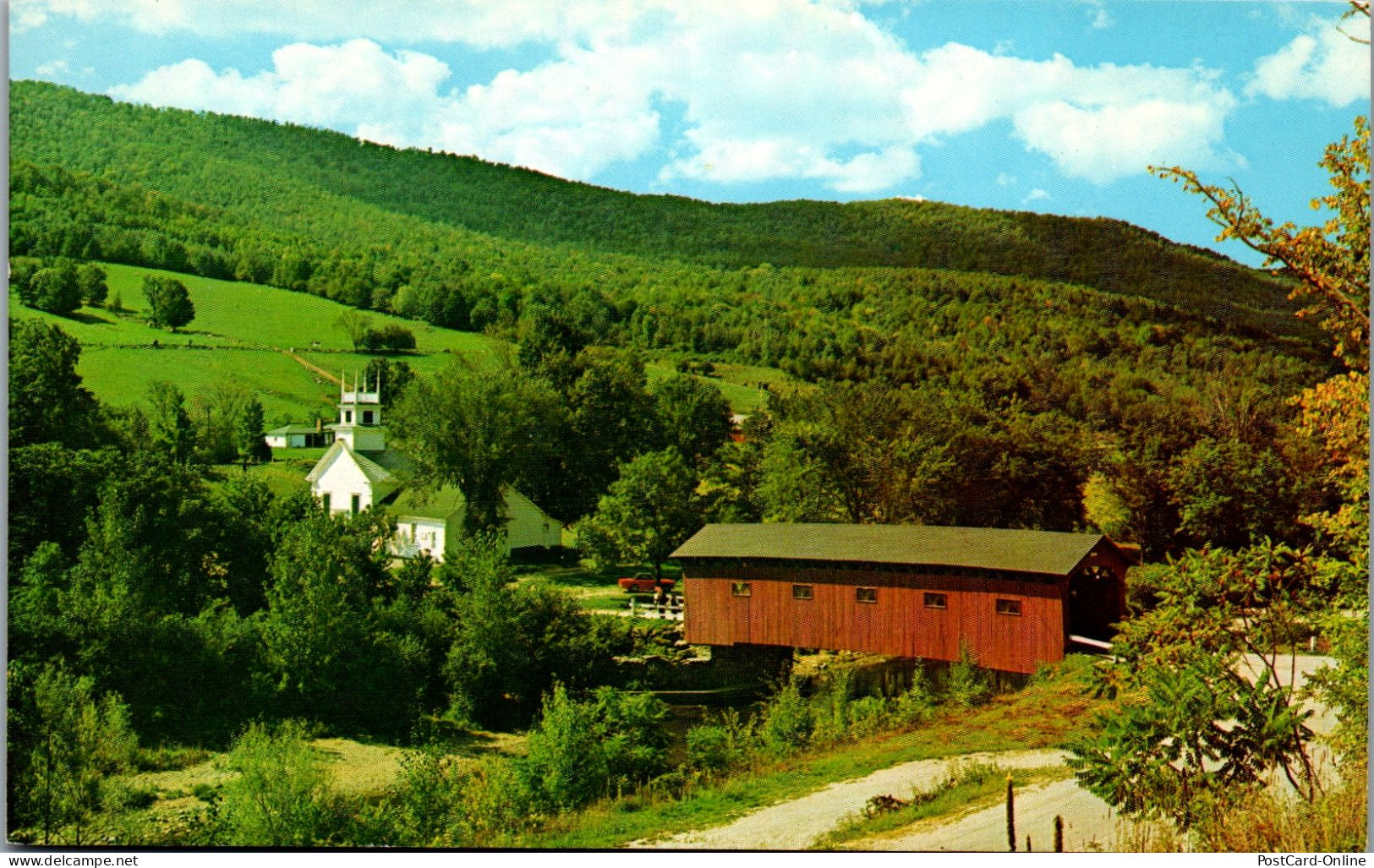 50007 - USA - West Arlington , Vermont , Old Covered Wood Bridge - Nicht Gelaufen  - Autres & Non Classés