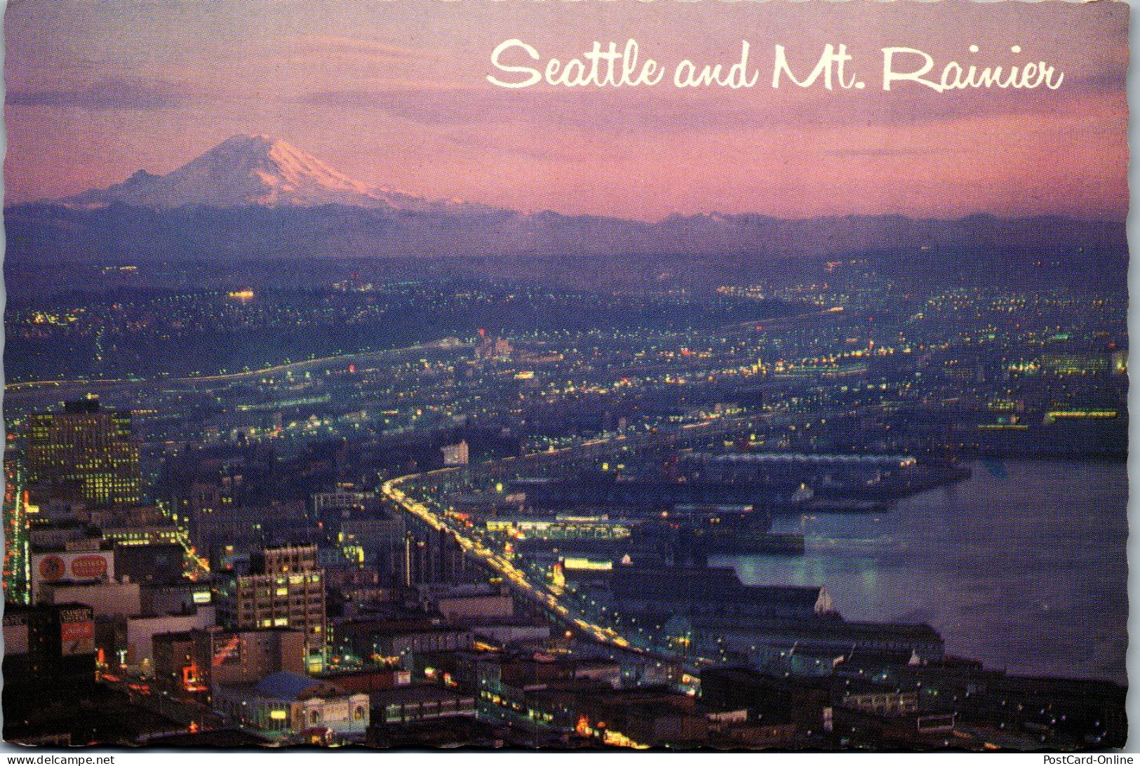 49999 - USA - Seattle , Space Needle And Mt. Rainier - Nicht Gelaufen  - Seattle