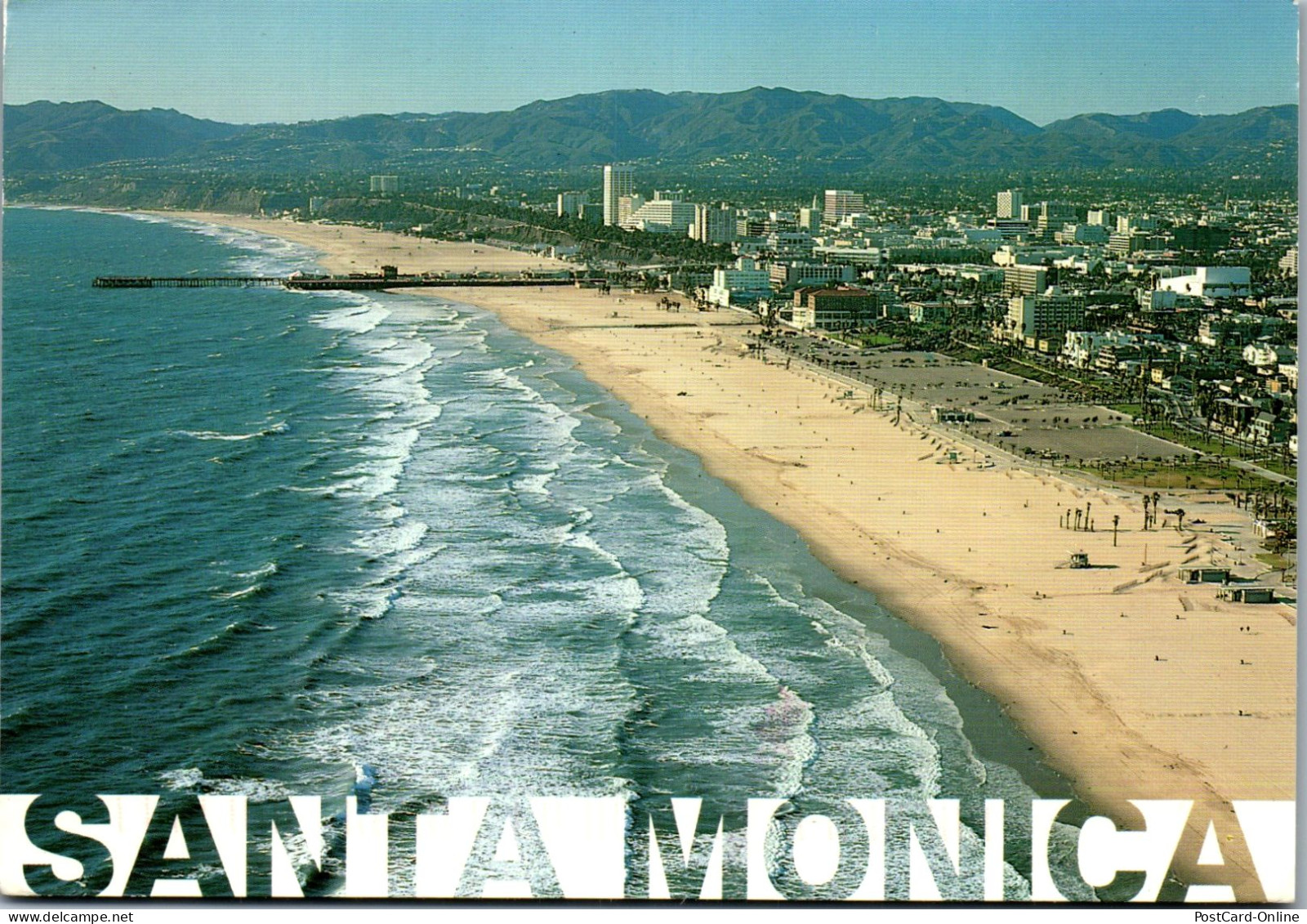 49996 - USA - Santa Monica , Beach - Gelaufen 1993 - Los Angeles