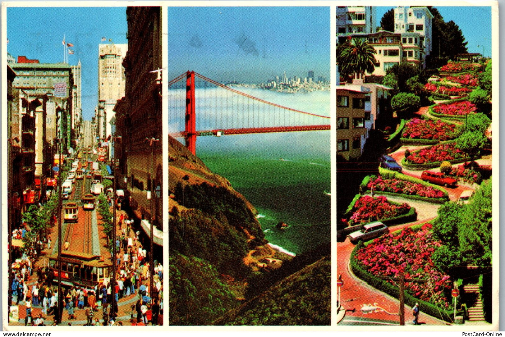 49984 - USA - San Francisco , Mehrbildkarte - Gelaufen  - San Francisco