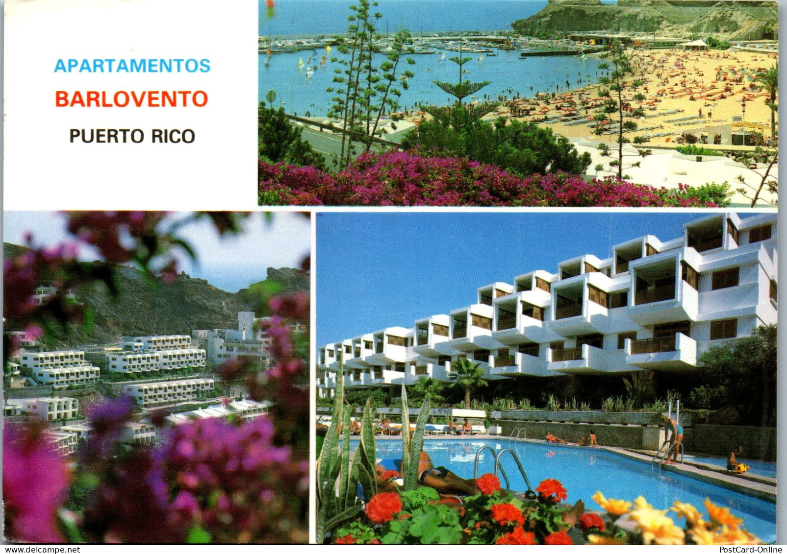 49978 - Spanien - Puerto Rico , Apartamentos Barlovento - Gelaufen 1984 - Gran Canaria