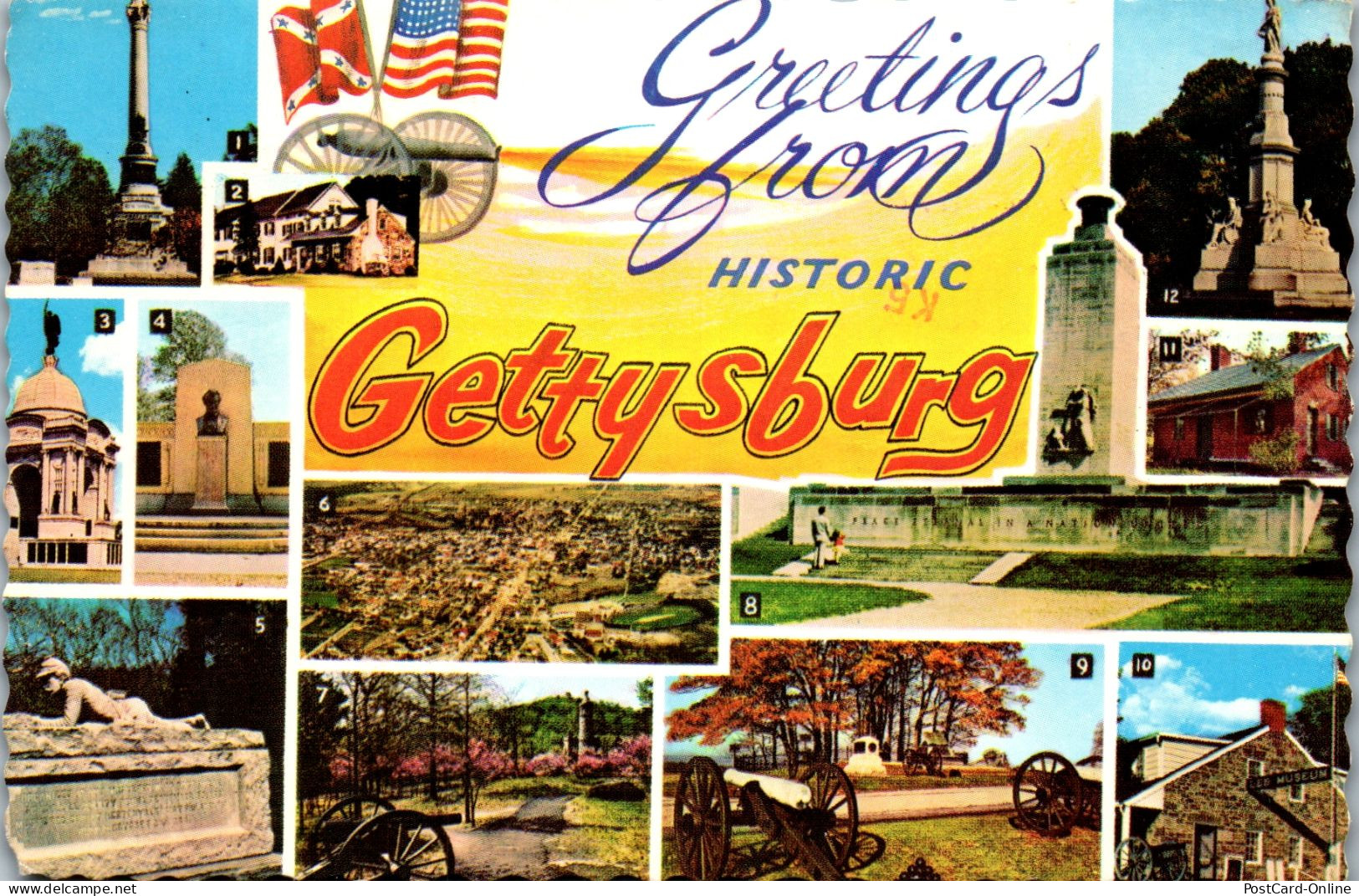 49970 - USA - Gettysburg , Pennsylvania - Gelaufen 1980 - Other & Unclassified