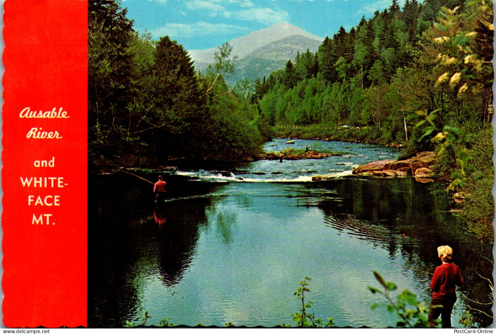 49962 - USA - New York , Ausable River And Whiteface Mountain - Nicht Gelaufen  - Sonstige & Ohne Zuordnung