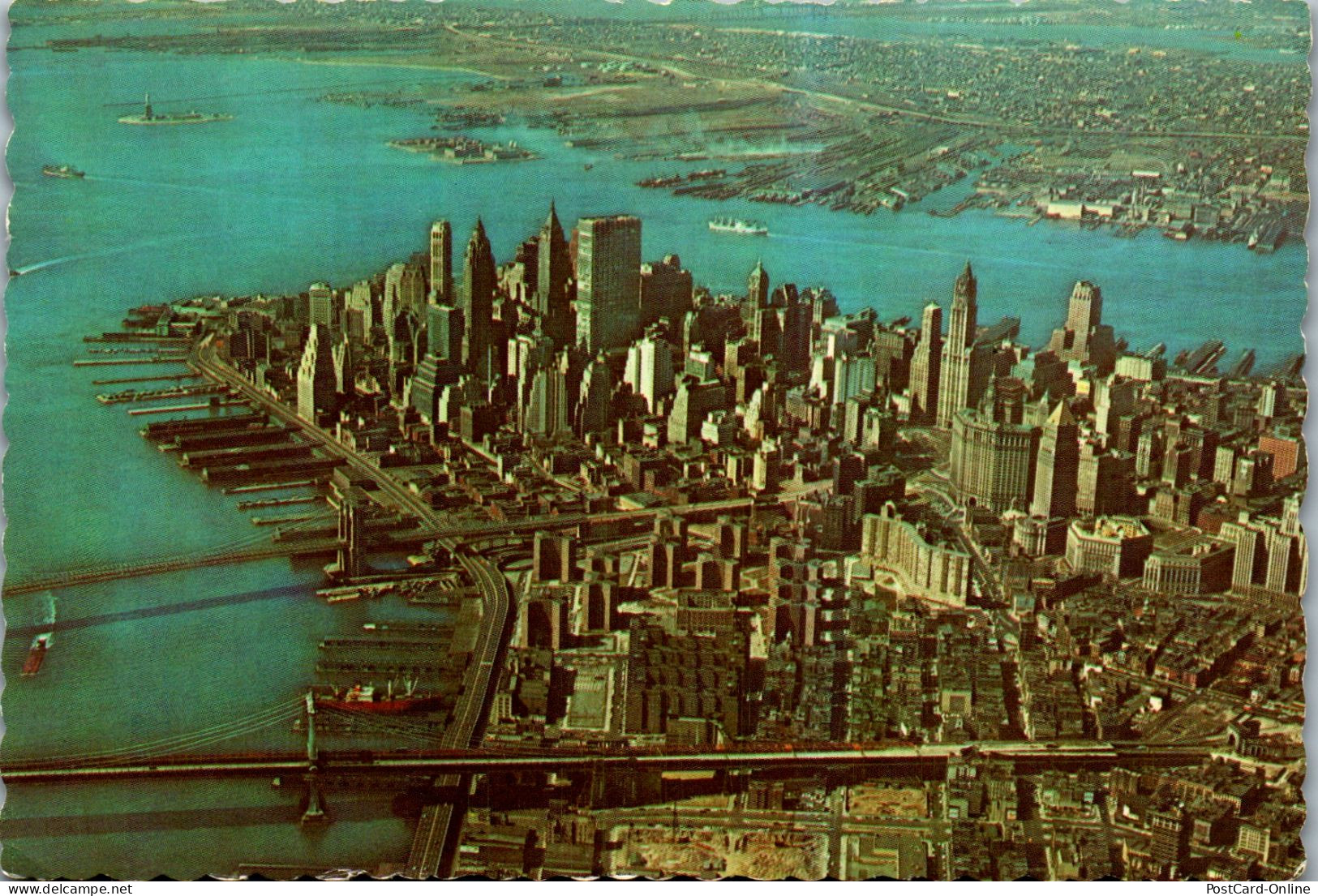 49918 - USA - New York City , Lower Manhatten Skyline - Gelaufen 1975 - Altri & Non Classificati
