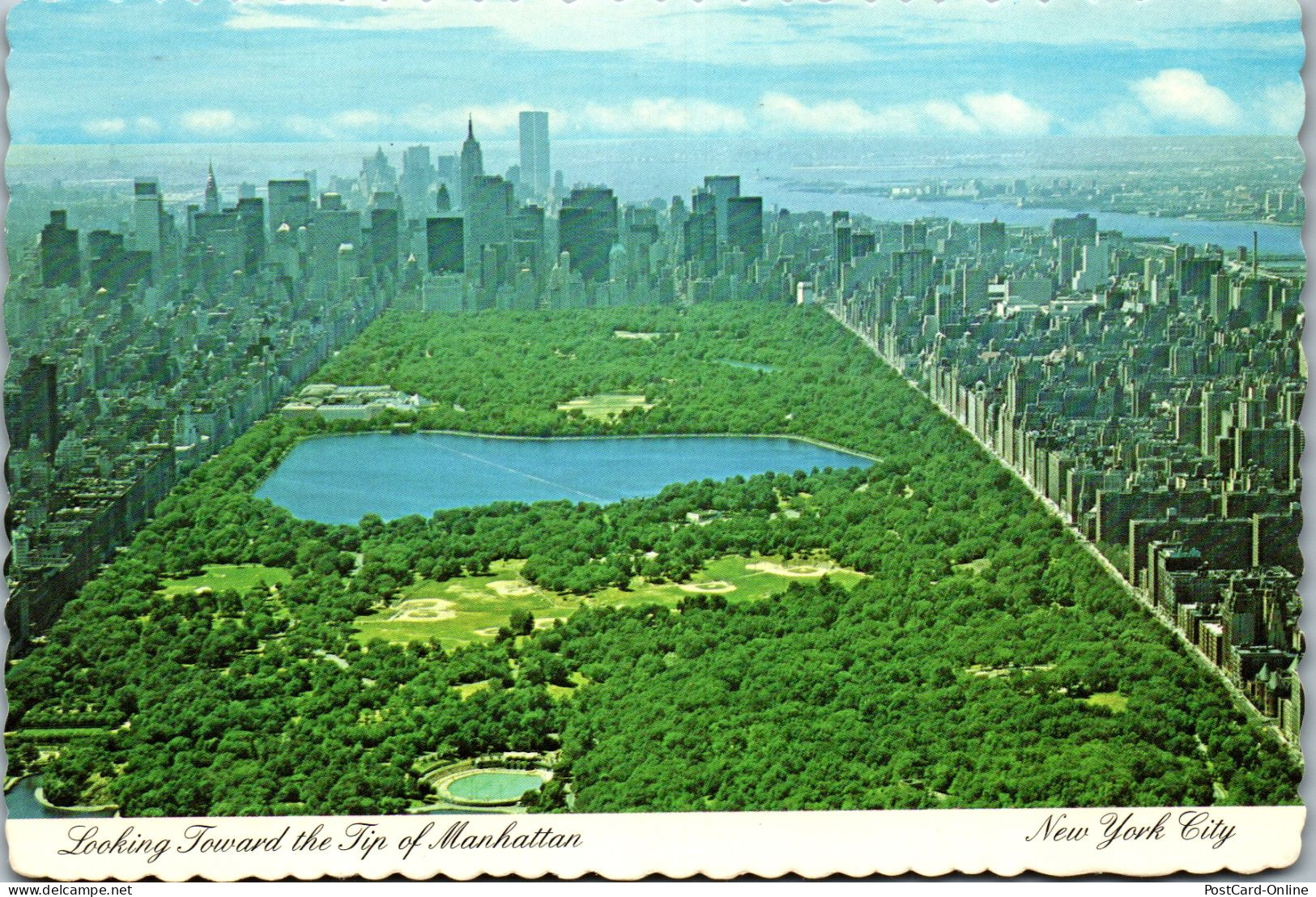 49915 - USA - New York City , Looking Forward The Tip Of Manhatten - Gelaufen 1980 - Sonstige & Ohne Zuordnung