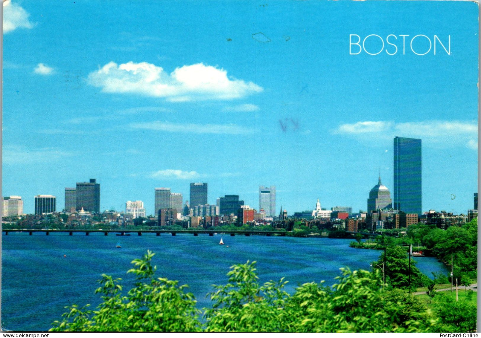 49945 - USA - Boston , Massachusetts , View - Gelaufen 1984 - Boston