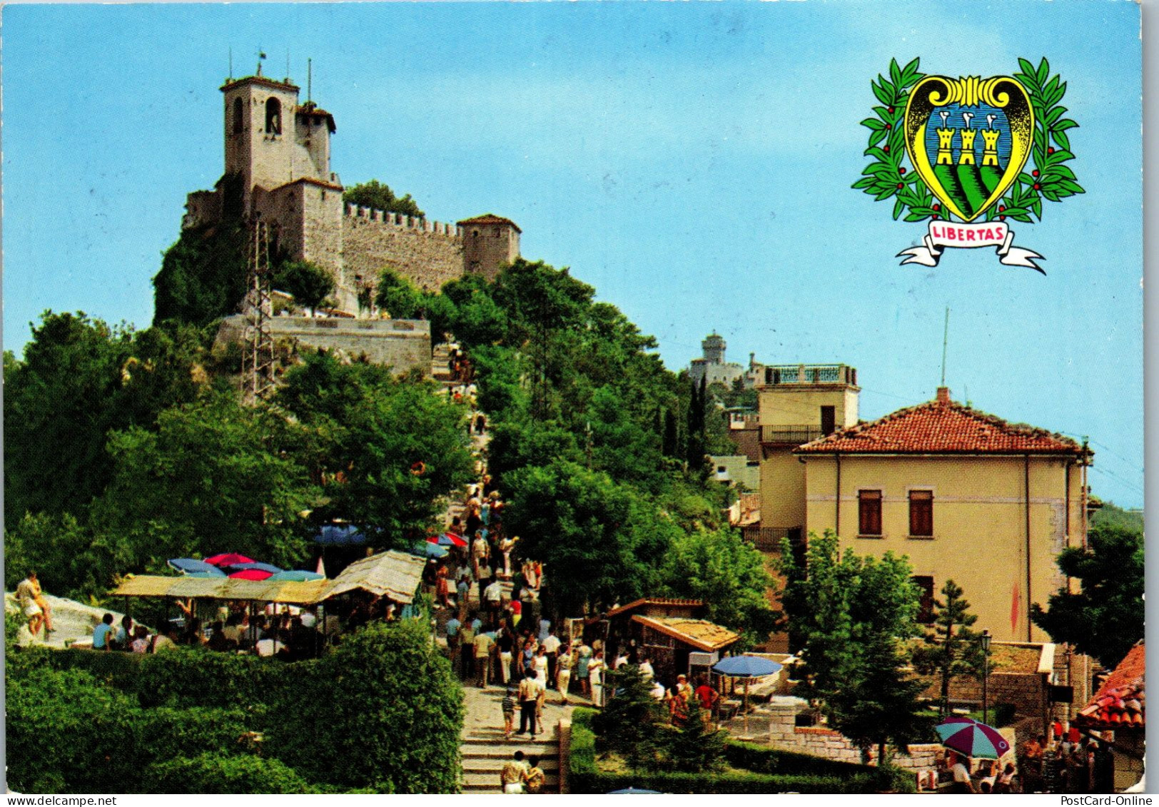 50887 - San Marino - R. S. , Prima Torre , Mehrbildkarte - Gelaufen  - Saint-Marin