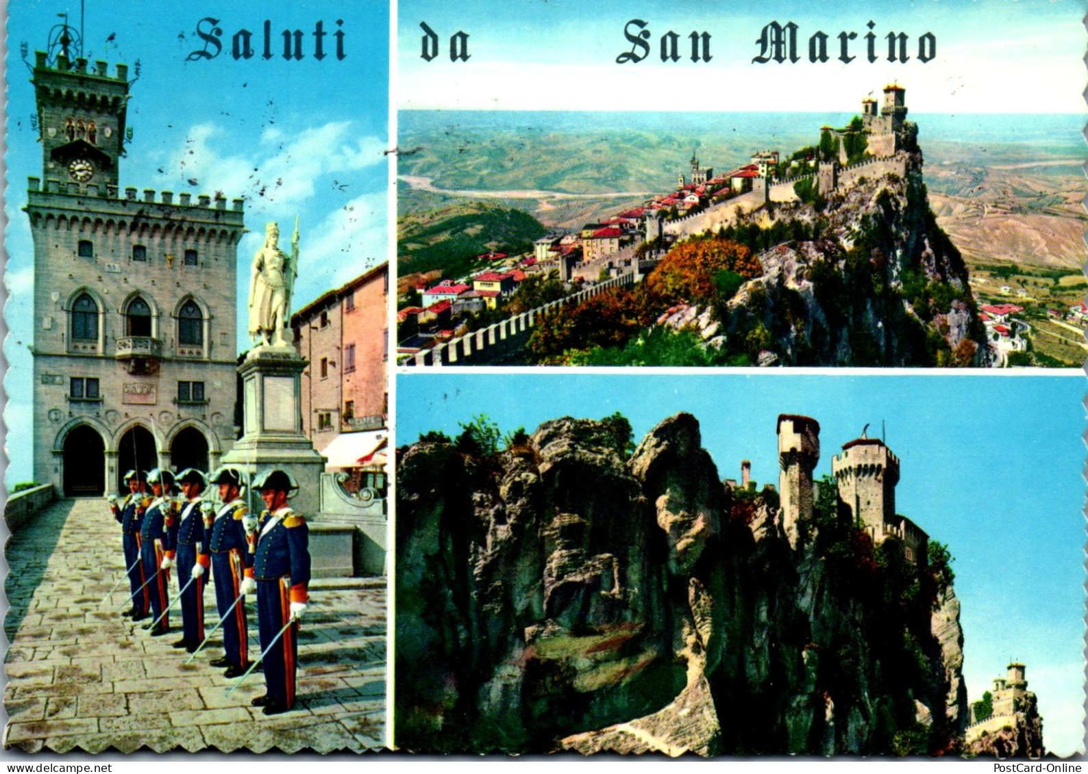 50886 - San Marino - R. S. , Mehrbildkarte - Gelaufen 1966 - Saint-Marin