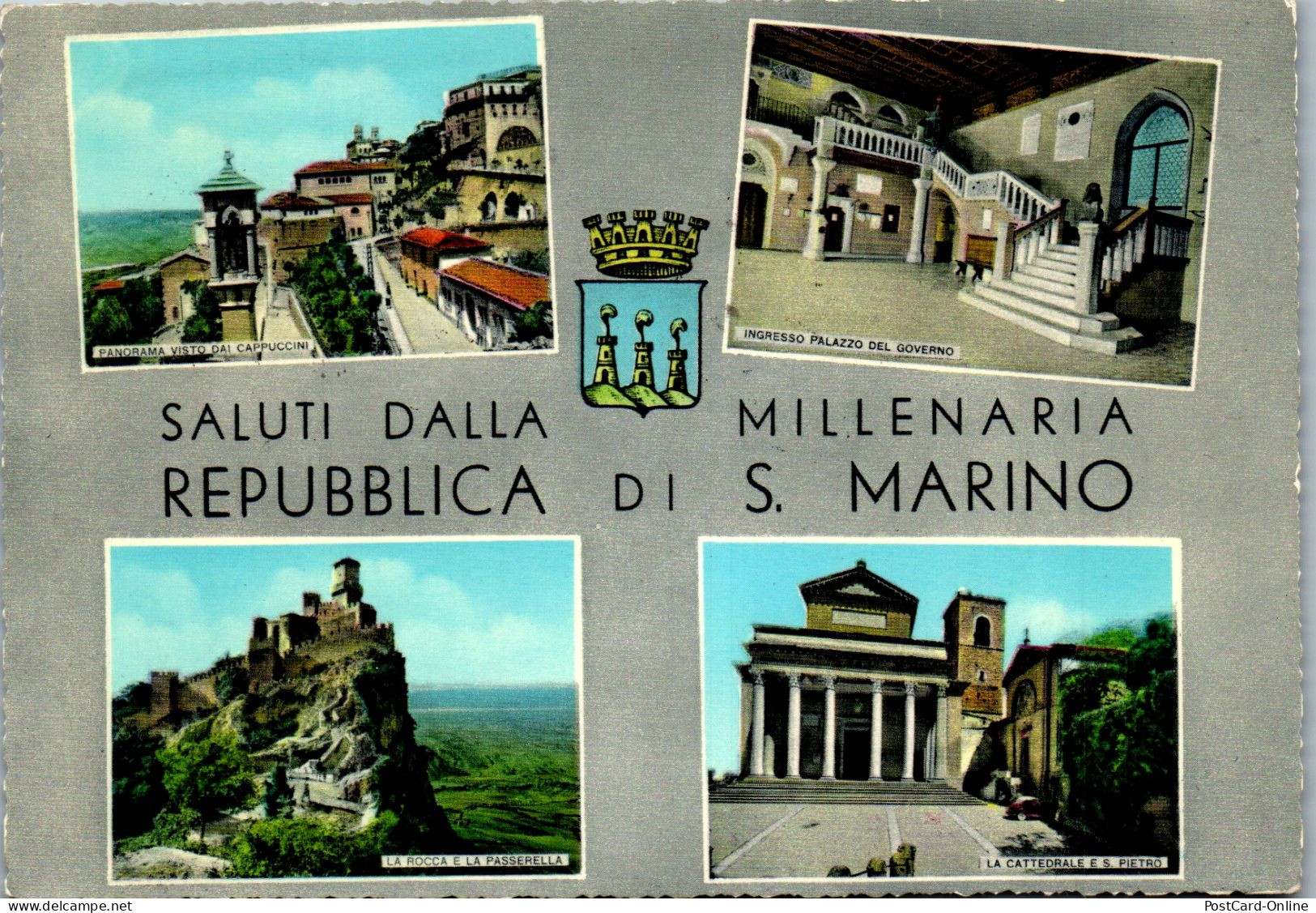 50863 - San Marino - R. S. , Mehrbildkarte - Gelaufen  - Saint-Marin