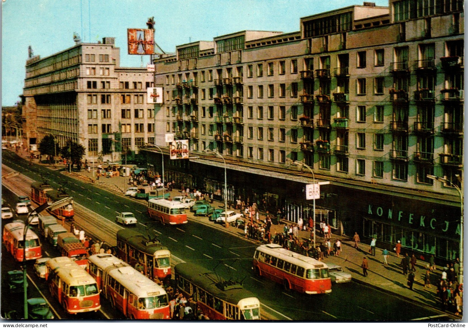 50870 - Polen - Warschau , Warszawa , Aleje Jerozolimskie - Gelaufen 1976 - Polonia