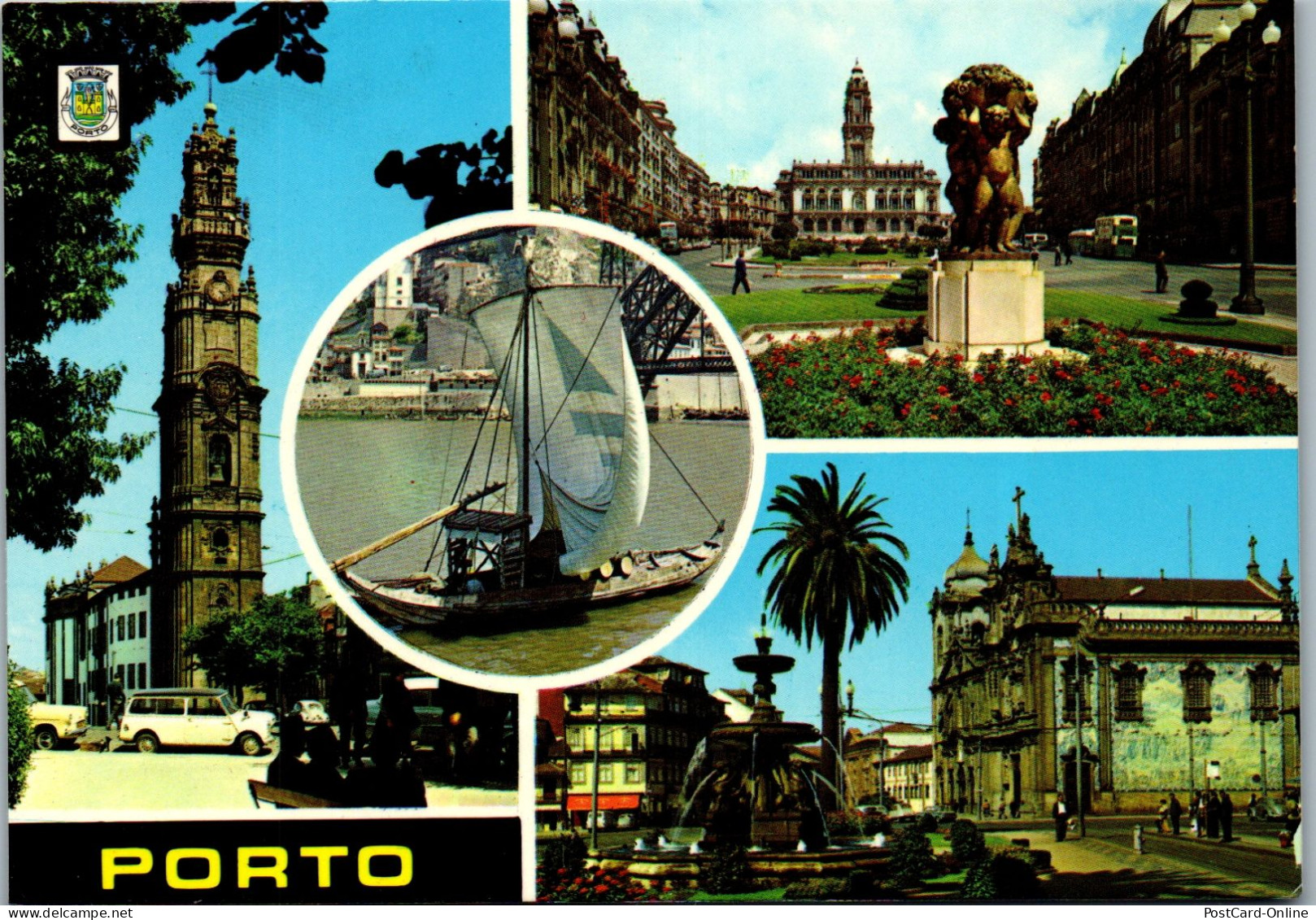 50837 - Portugal - Porto , Igreja Dos Clerigos , Basco Rabelo - Nicht Gelaufen  - Porto