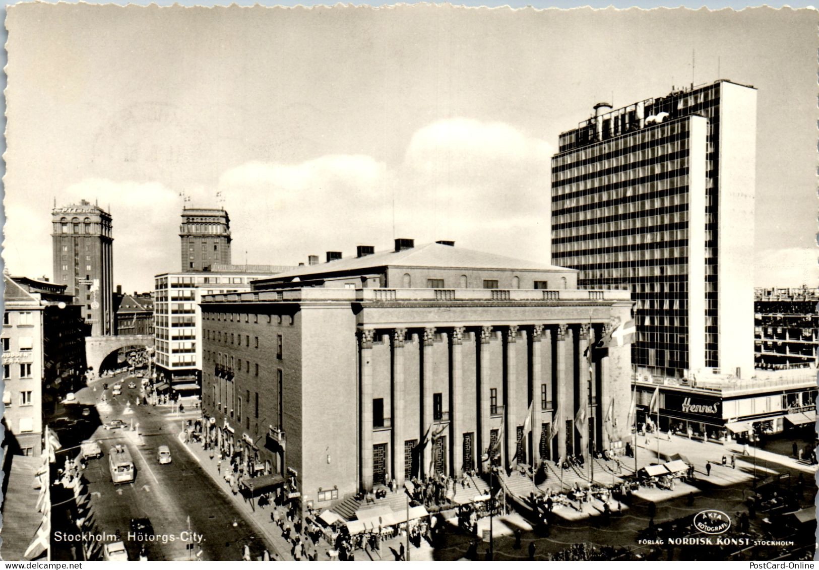 50821 - Schweden - Stockholm , Hötorgs City - Gelaufen 1961 - Sweden