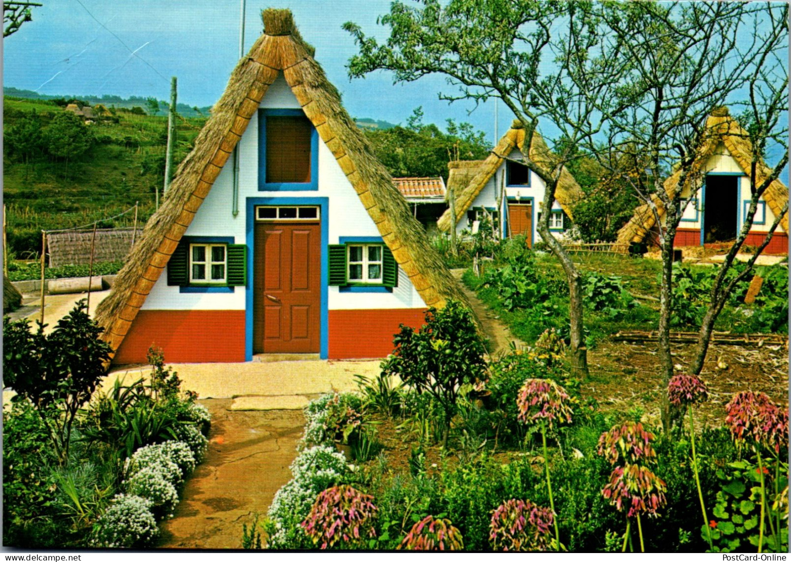 50831 - Portugal - Santana , Madeira , Typical Houses - Gelaufen 1989 - Madeira