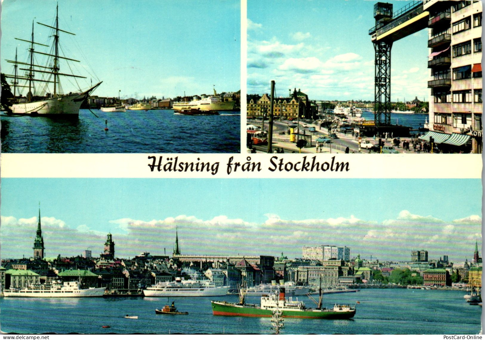 50824 - Schweden - Stockholm , Mehrbildkarte - Gelaufen 1978 - Suède