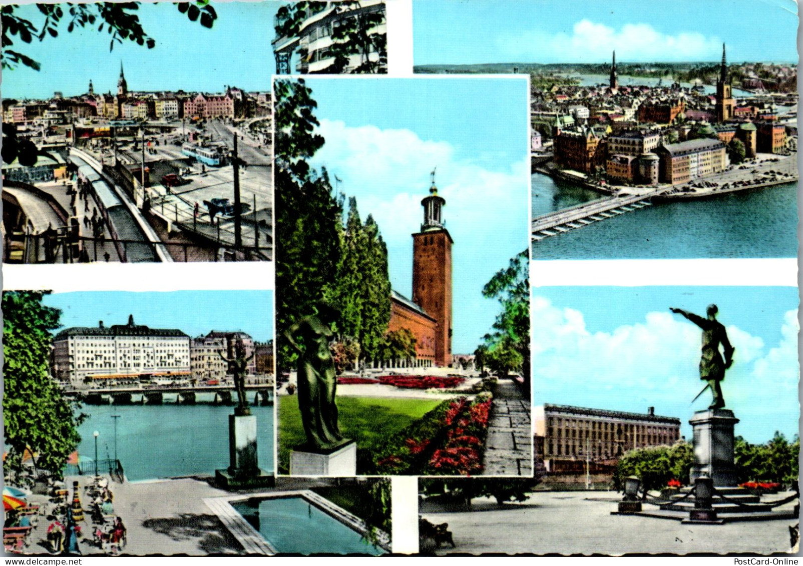 50826 - Schweden - Stockholm , Mehrbildkarte - Gelaufen 1961 - Svezia