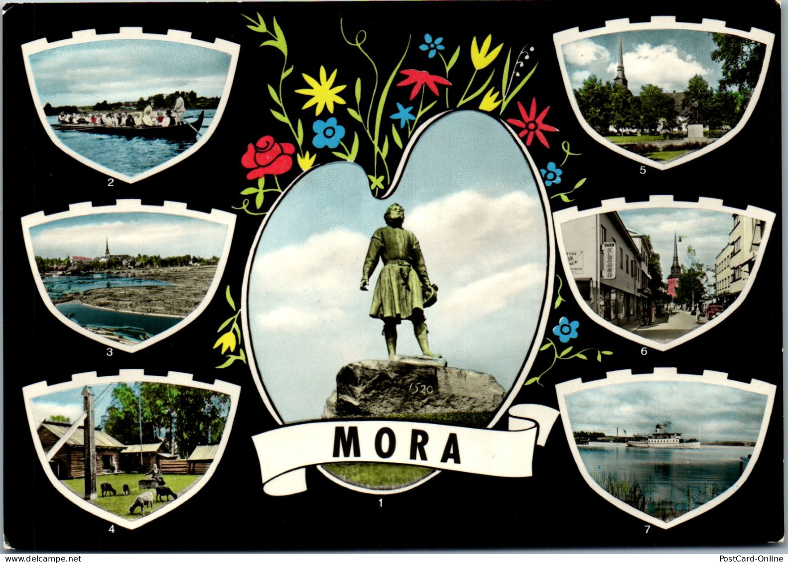 50816 - Schweden - Mora , Mehrbildkarte - Gelaufen 1981 - Schweden