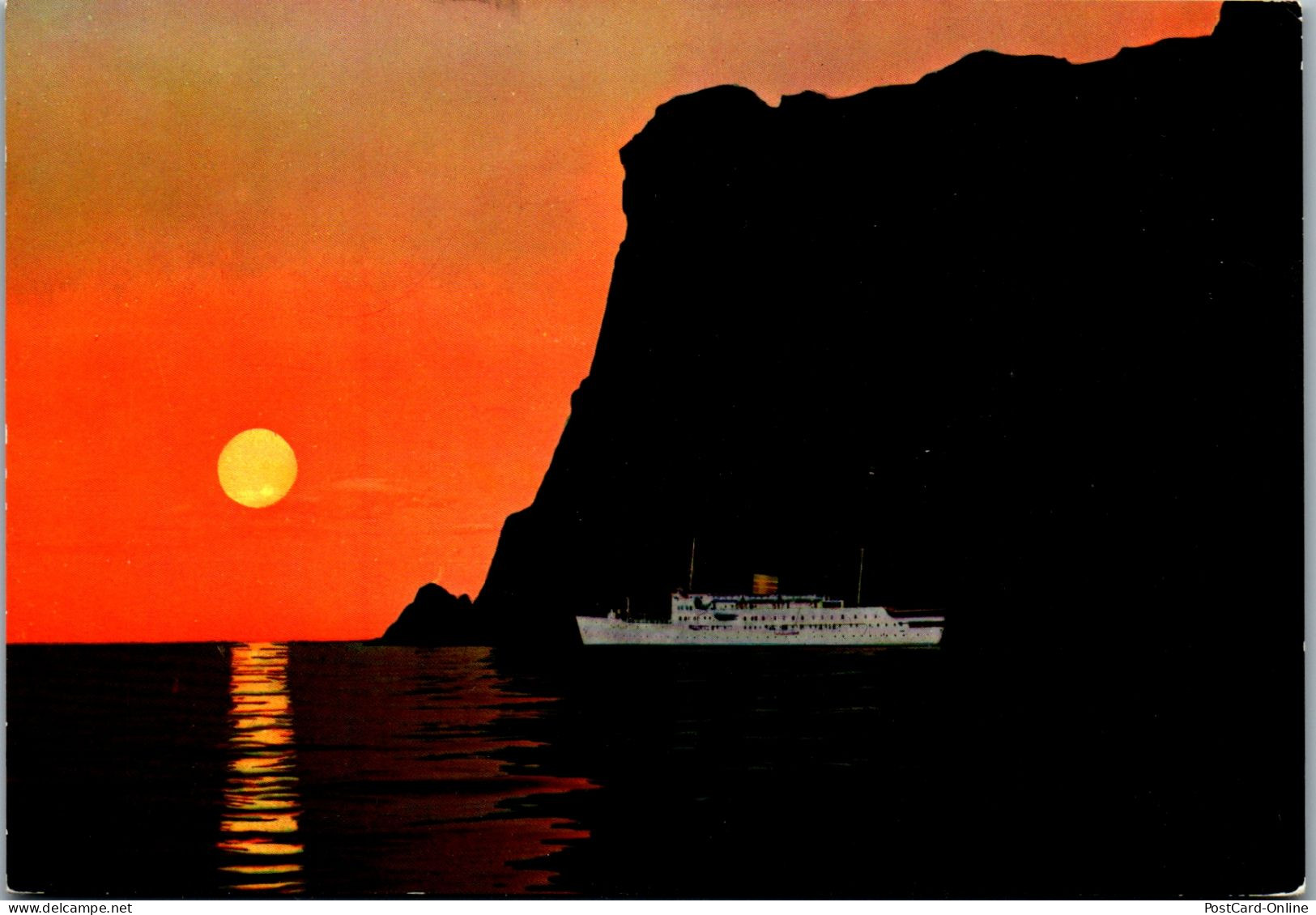 50797 - Norwegen - Nordkapp , Panorama , View From The Water , Ship - Gelaufen 1978 - Norvegia