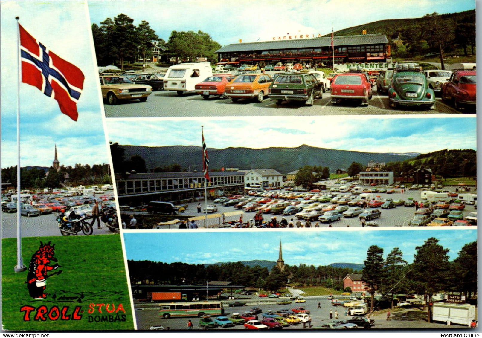 50803 - Norwegen - Troll Stua , Dombas , Auto , VW Käfer - Gelaufen 1981 - Norwegen