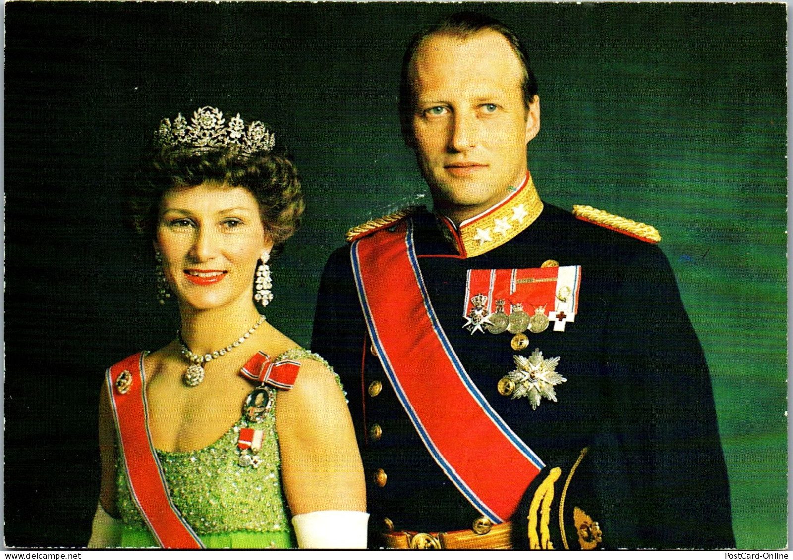 50782 - Norwegen - Norge , The Crown Princess And The Crown Prince - Gelaufen 1983 - Familles Royales