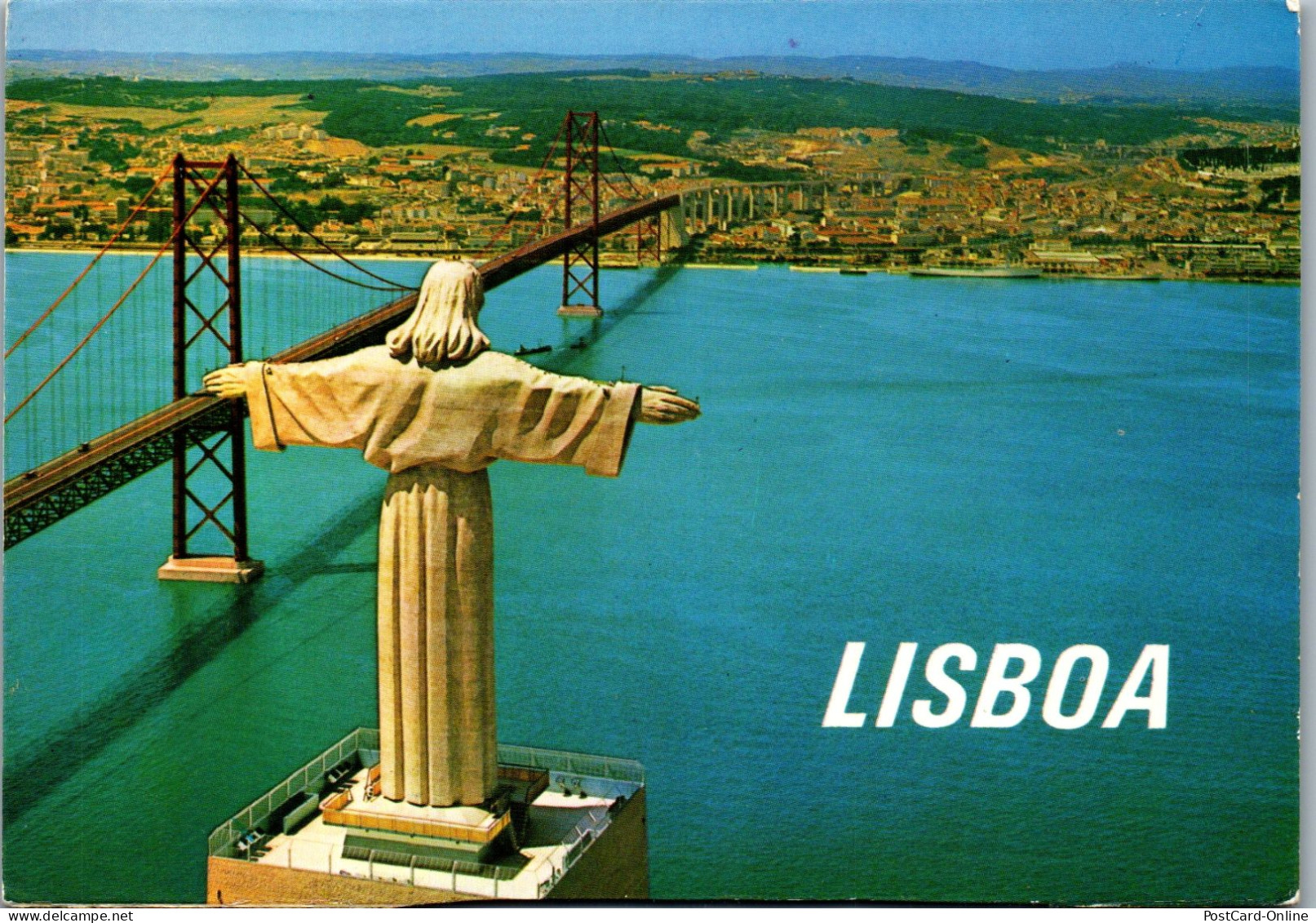 50774 - Portugal - Lisboa , Vista Do Cristo Rei - Gelaufen 1980 - Lisboa