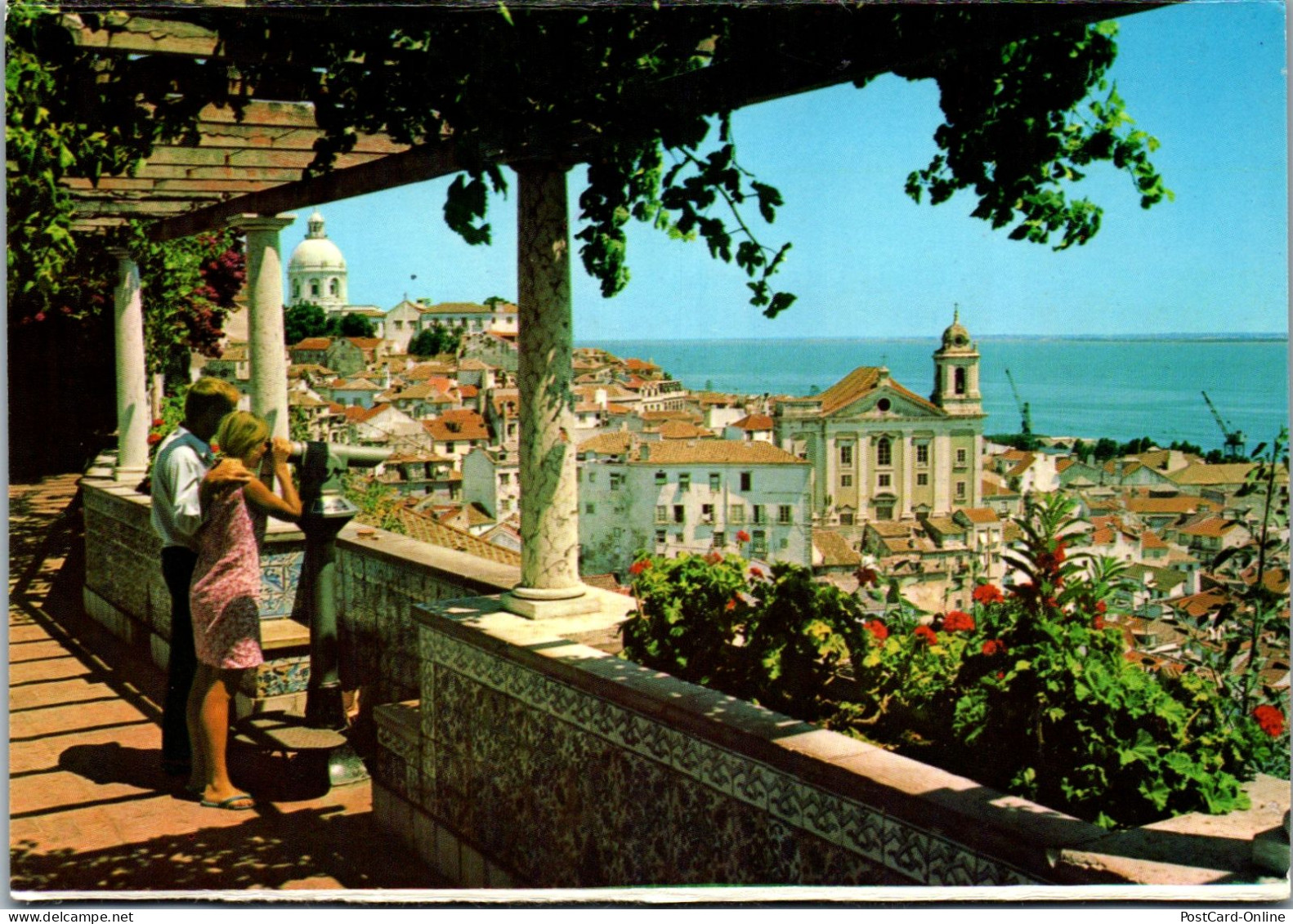 50770 - Portugal - Lisboa , Miradouro De Sta. Luzia , Alfama - Gelaufen 1980 - Lisboa