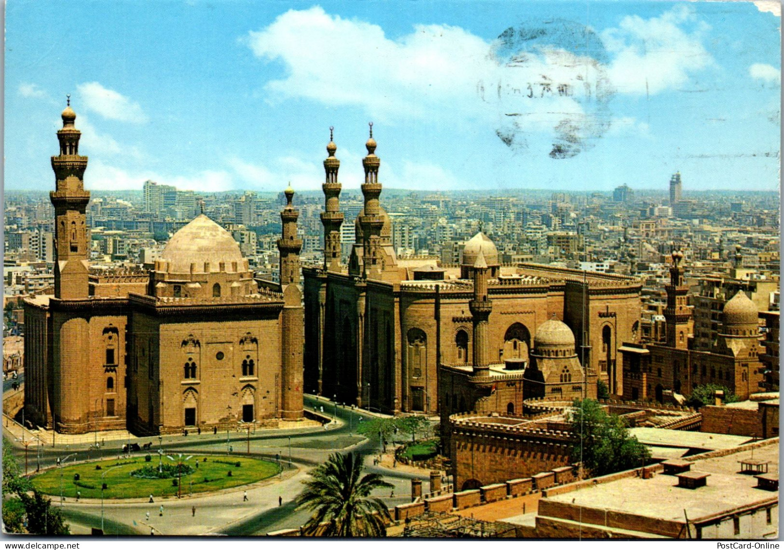 50749 - Ägypten - Kairo , Cairo , Sultan Hassan And El Riffaie Mosque - Gelaufen  - El Cairo