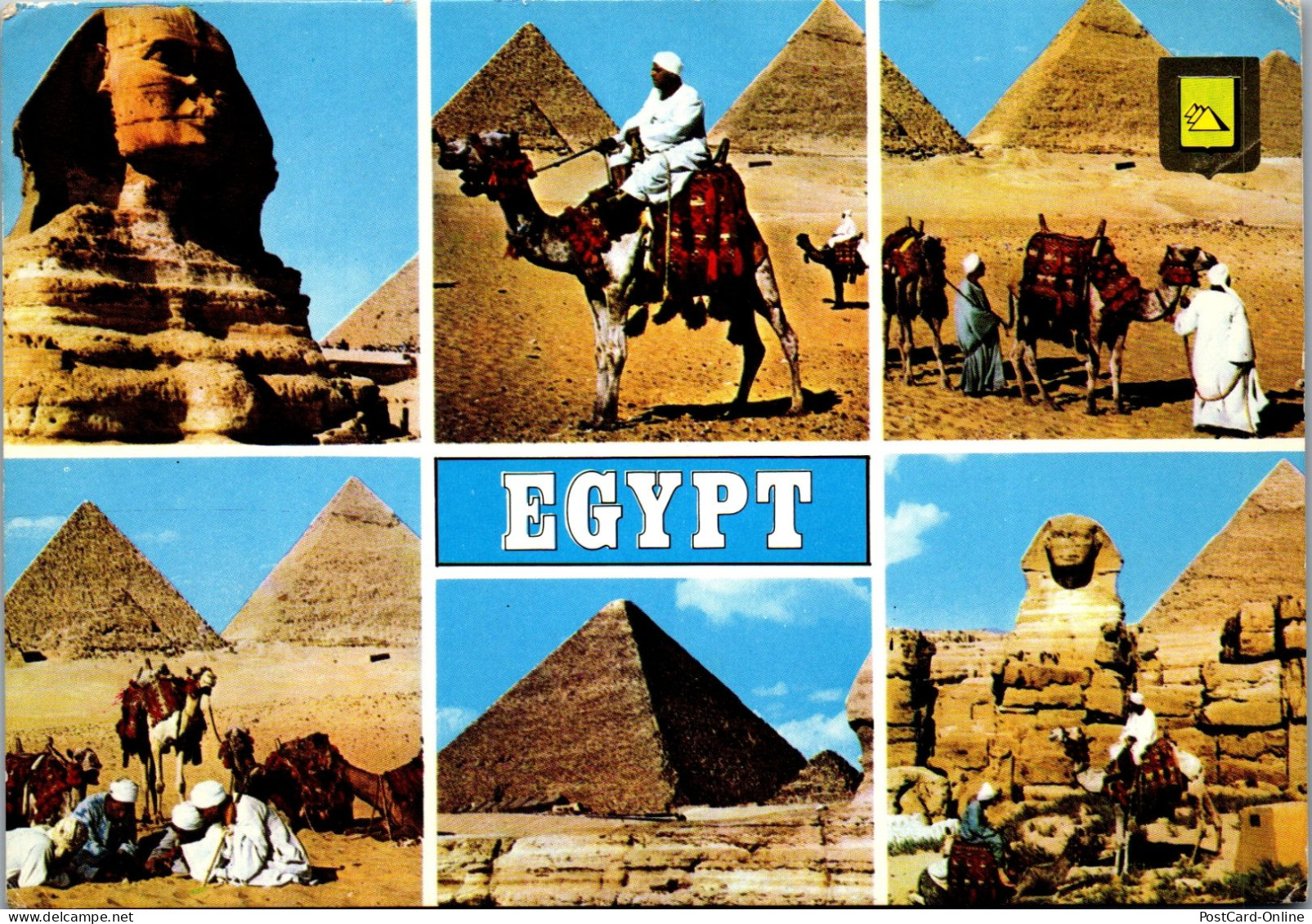 50741 - Ägypten - Egypt , Mehrbildkarte , Pyramids - Gelaufen 1978 - Pyramiden