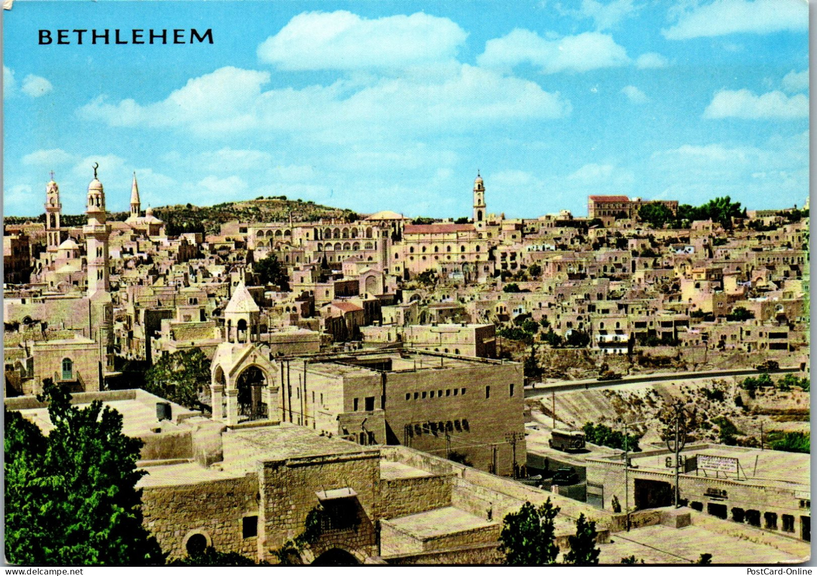 50729 - Westjordanland - Bethlehem , View - Gelaufen 1981 - Israele