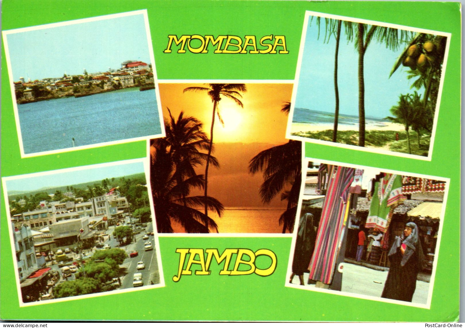 50710 - Kenya - Mombasa , Kenia , Mehrbildkarte - Gelaufen 1986 - Kenia