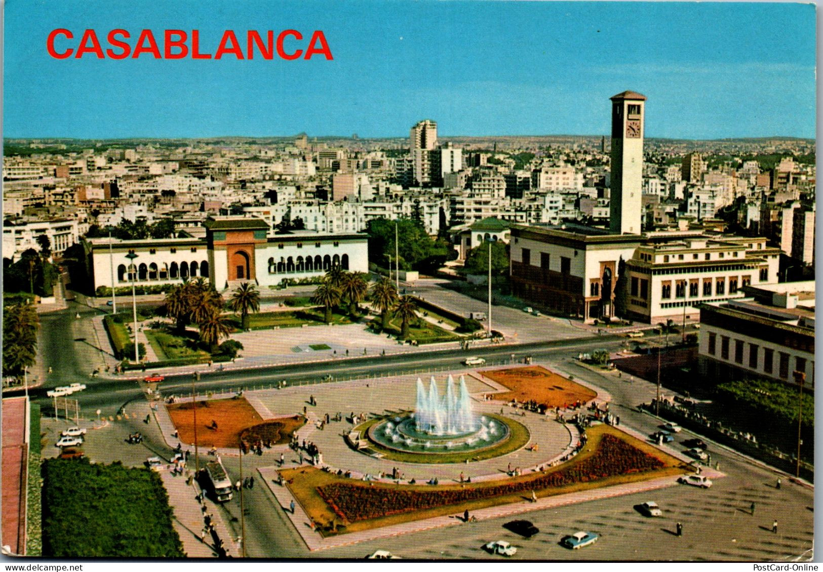 50692 - Marokko - Casablanca , Place Des Nations Unies - Gelaufen 1982 - Casablanca