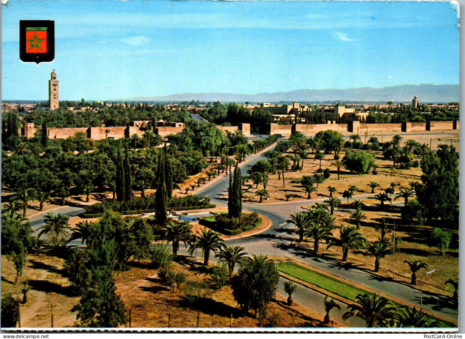 50698 - Marokko - Marrakech , Rond Point Du Casino Et Bab Jdid - Nicht Gelaufen  - Marrakesh