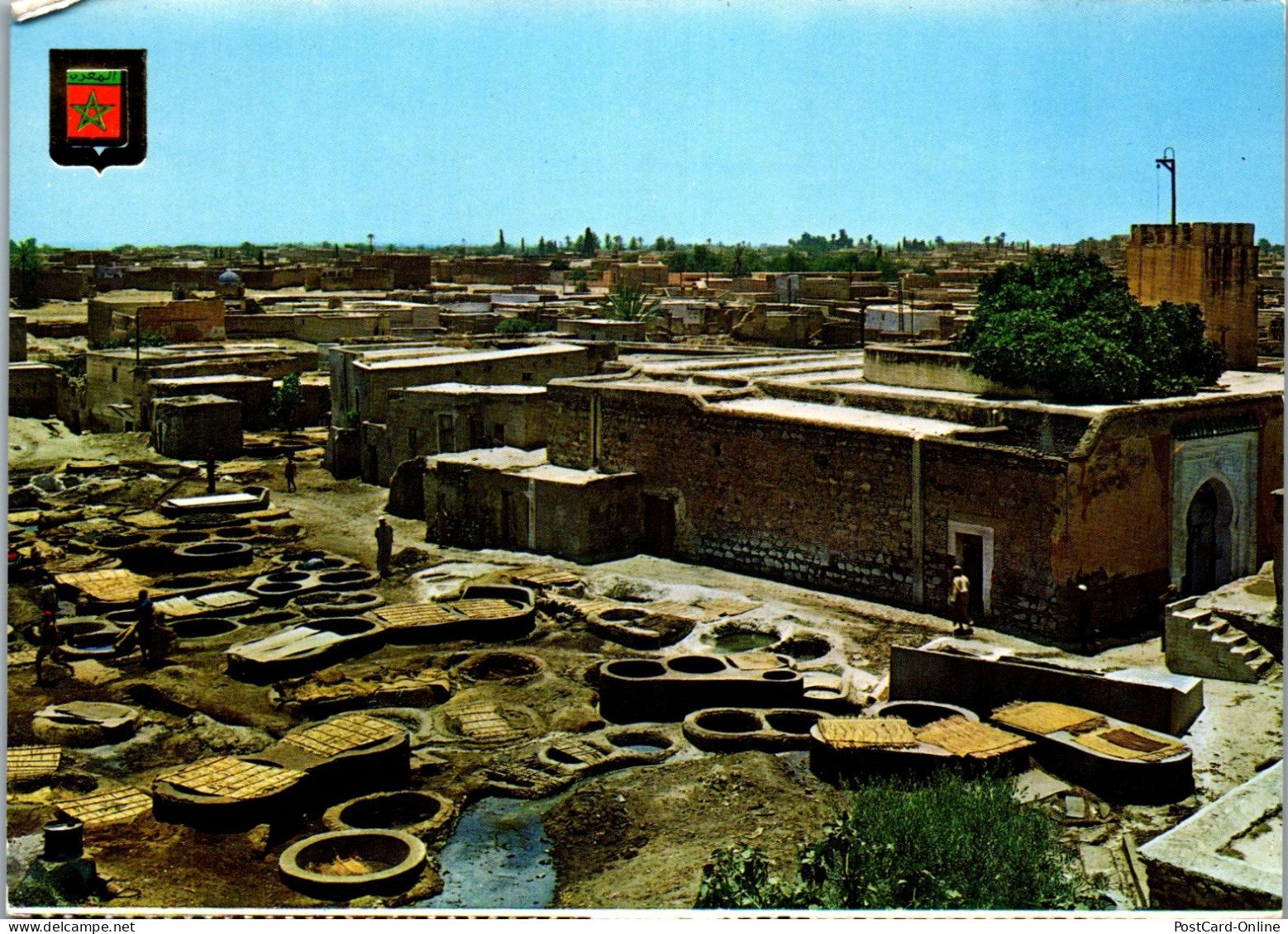 50680 - Marokko - Marrakech , Tintoreros - Gelaufen 1982 - Marrakech