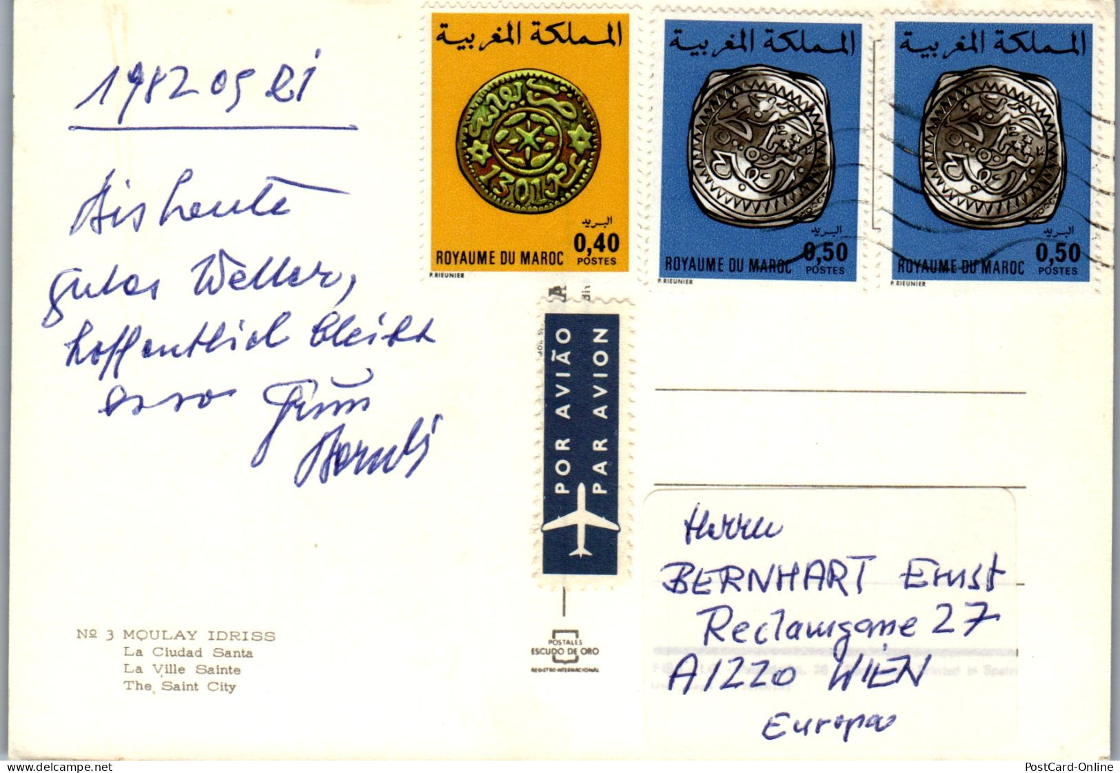 50678 - Marokko - Moulay Idriss , La Cludad Santa - Gelaufen 1982 - Fez