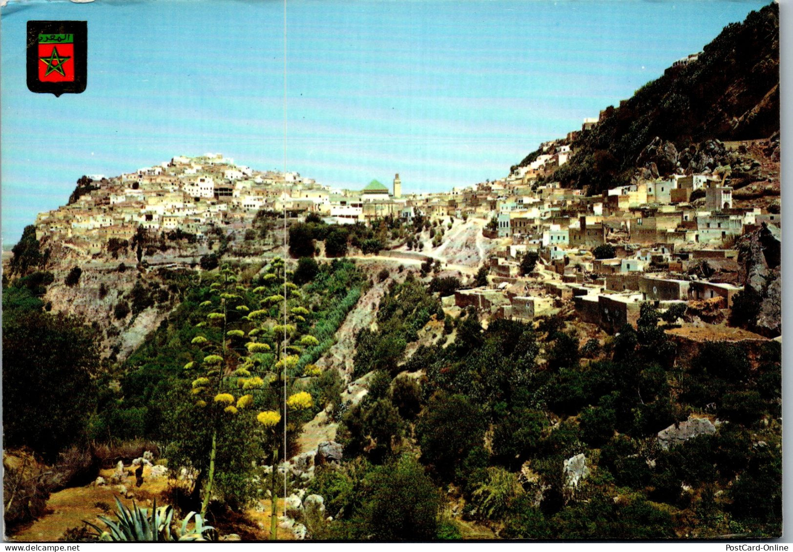 50677 - Marokko - Moulay Idriss , Vista Parcial - Gelaufen 1982 - Fez