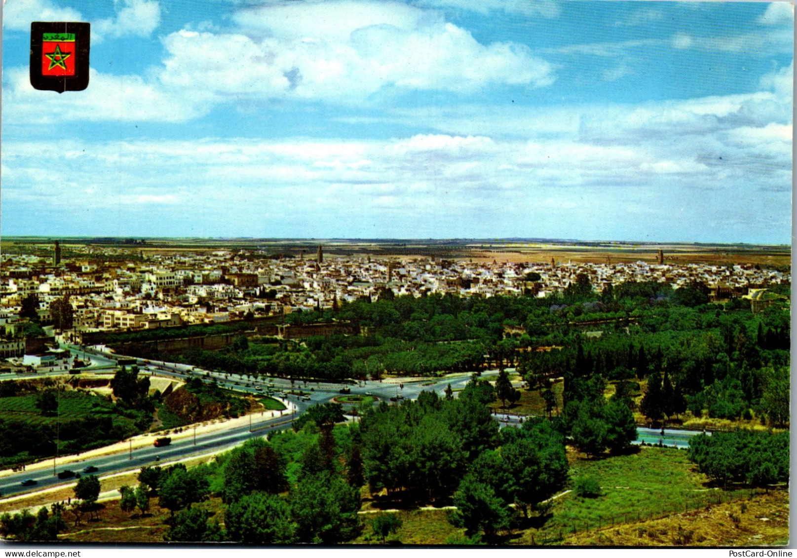 50682 - Marokko - Meknes , Vista General - Gelaufen 1982 - Meknès