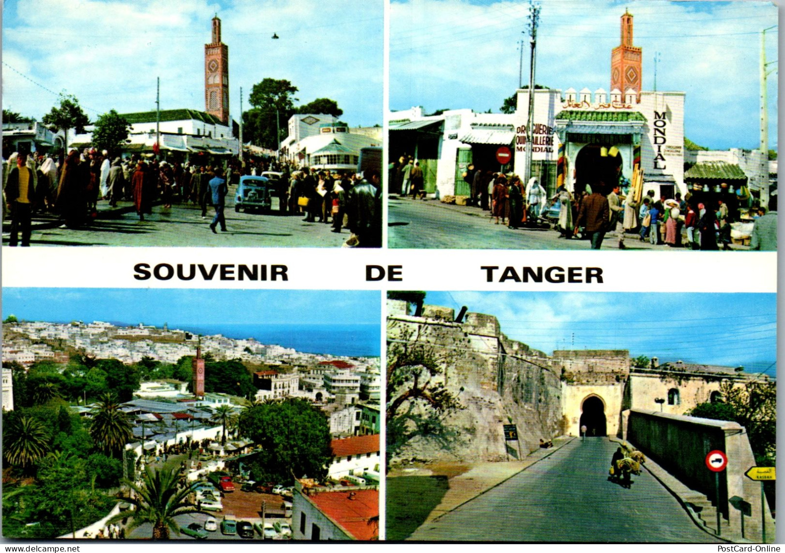 50669 - Marokko - Tanger , Mehrbildkarte - Gelaufen 1982 - Tanger