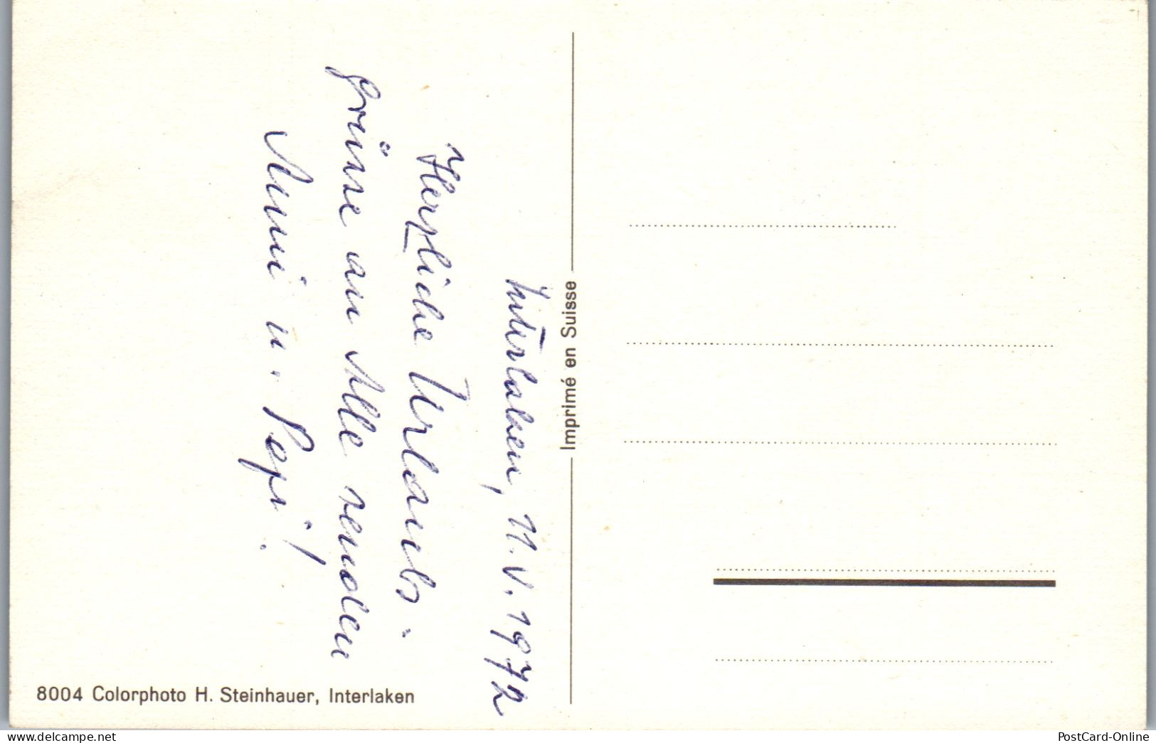 50643 - Schweiz - Bern , Berner Oberland , Mehrbildkarte  - Gelaufen 1972 - Berna