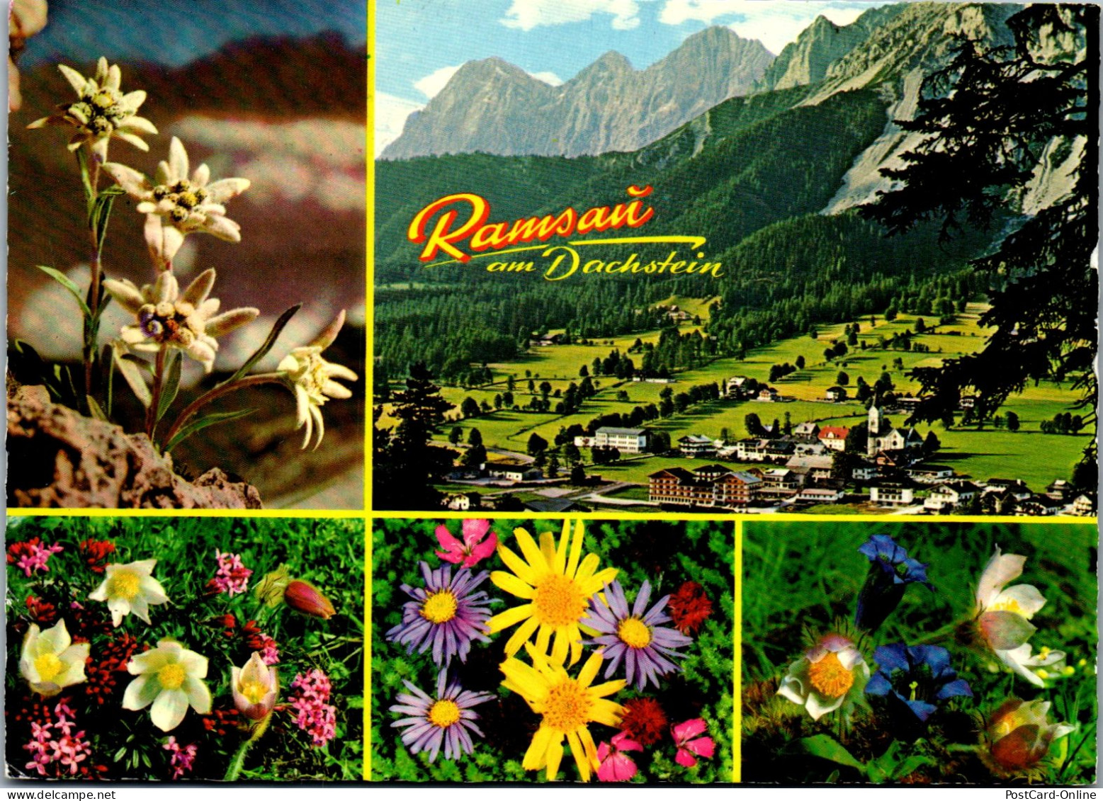 50625 - Steiermark - Ramsau , Dachstein , Mehrbildkarte - Gelaufen 1980 - Ramsau Am Dachstein