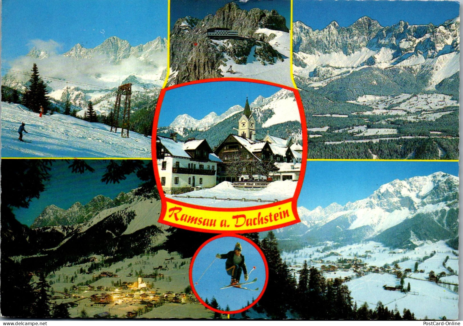 50624 - Steiermark - Ramsau , Dachstein , Mehrbildkarte - Gelaufen 1981 - Ramsau Am Dachstein