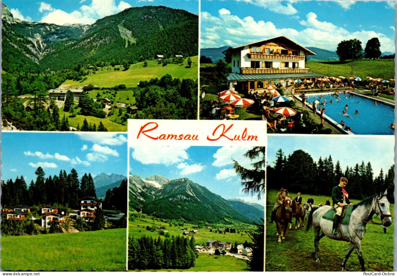 50617 - Steiermark - Ramsau , Kulm , Lodenwalker , Schwimmbad , Reiterpension Brandstätter - Gelaufen  - Ramsau Am Dachstein