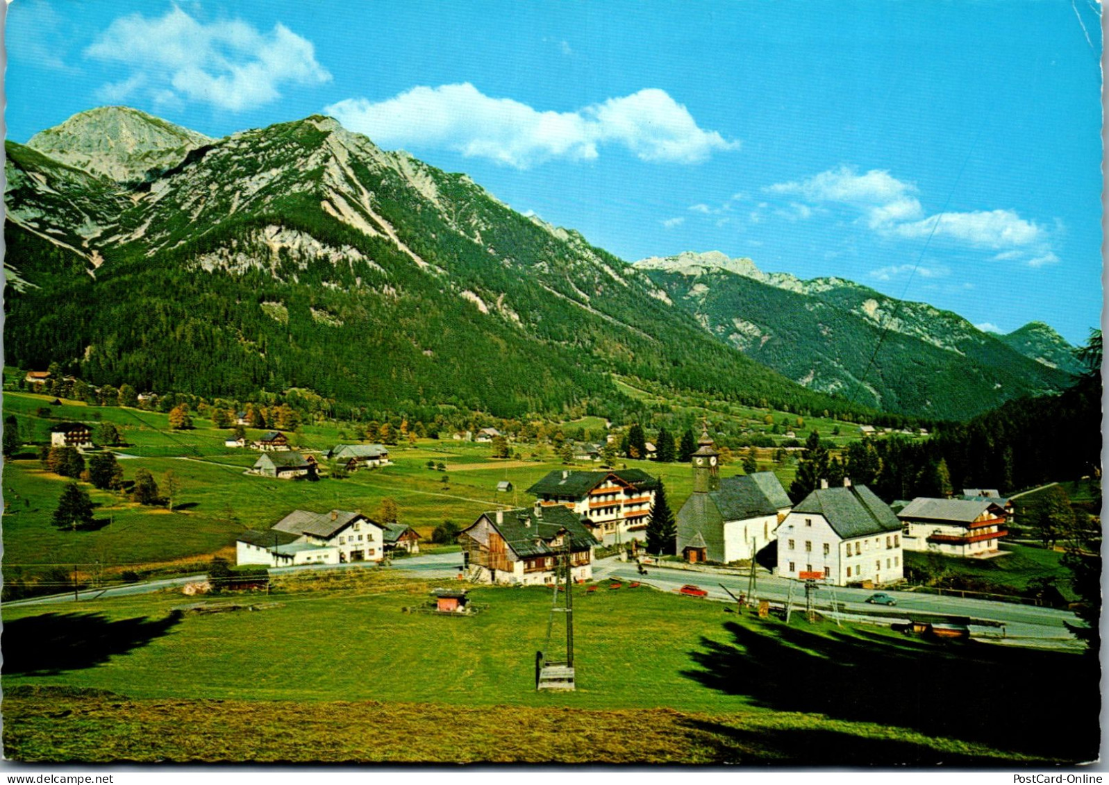 50611 - Steiermark - Ramsau , Kulm Mit Kath. Kirche - Gelaufen  - Ramsau Am Dachstein